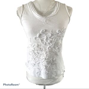 Will Smith sleeveless White top S
